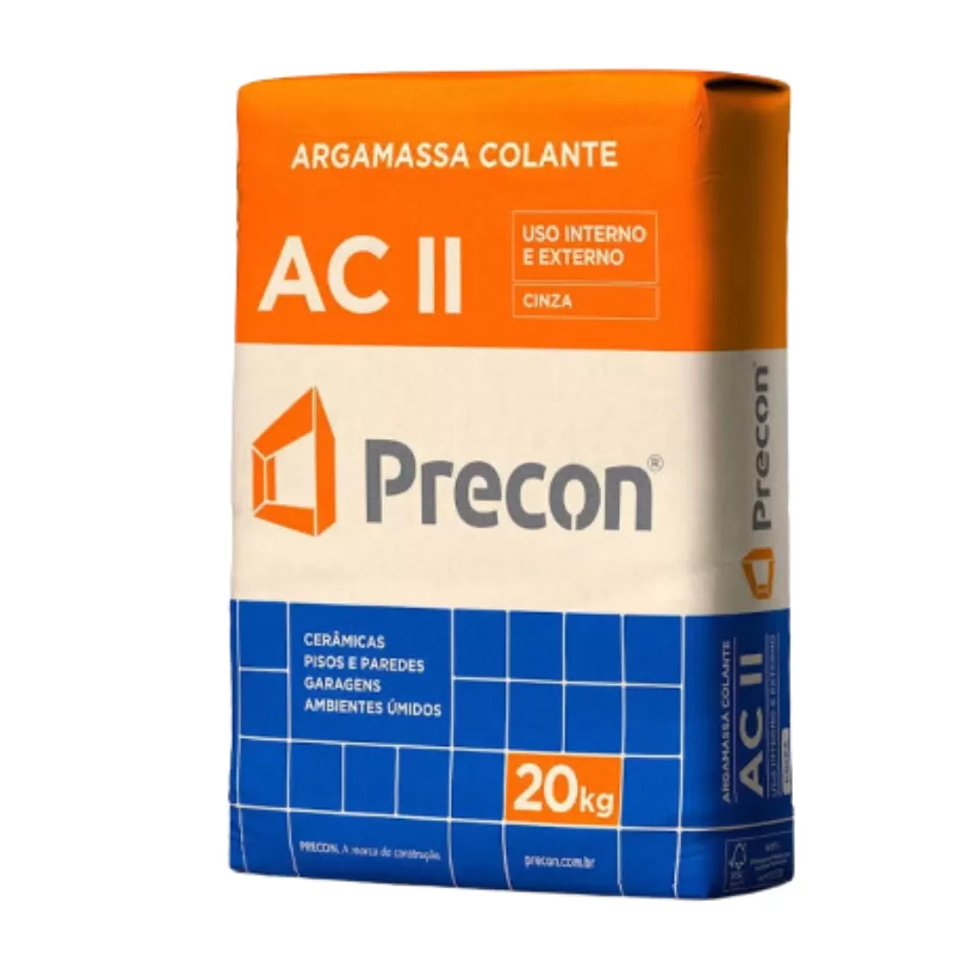 Argamassa Colante AC II - Cinza - 20 kg